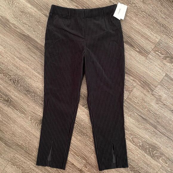 FRAME Split-front Striped Corduroy Slim-leg - Picture 1 of 10